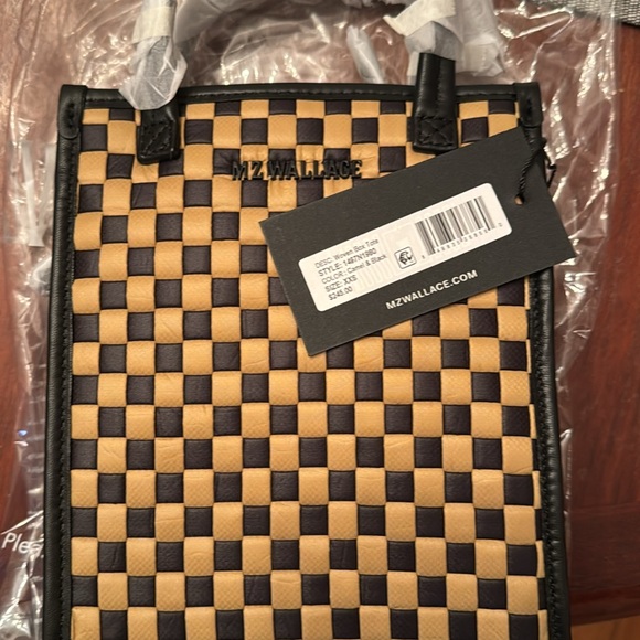 MZ Wallace Camel & Black Micro Woven Box - Picture 5 of 8